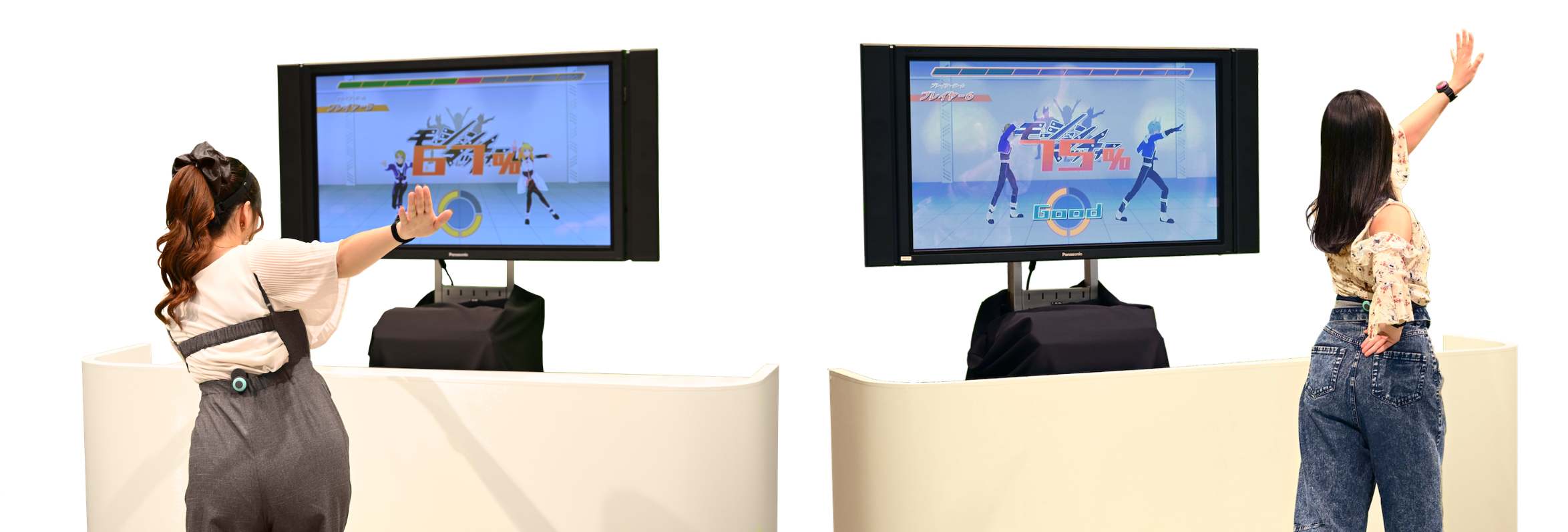 楽しそうに様々なポーズをとる人々2